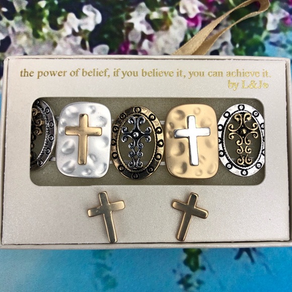 Gift bracelet set crosses - Picture 5 of 5